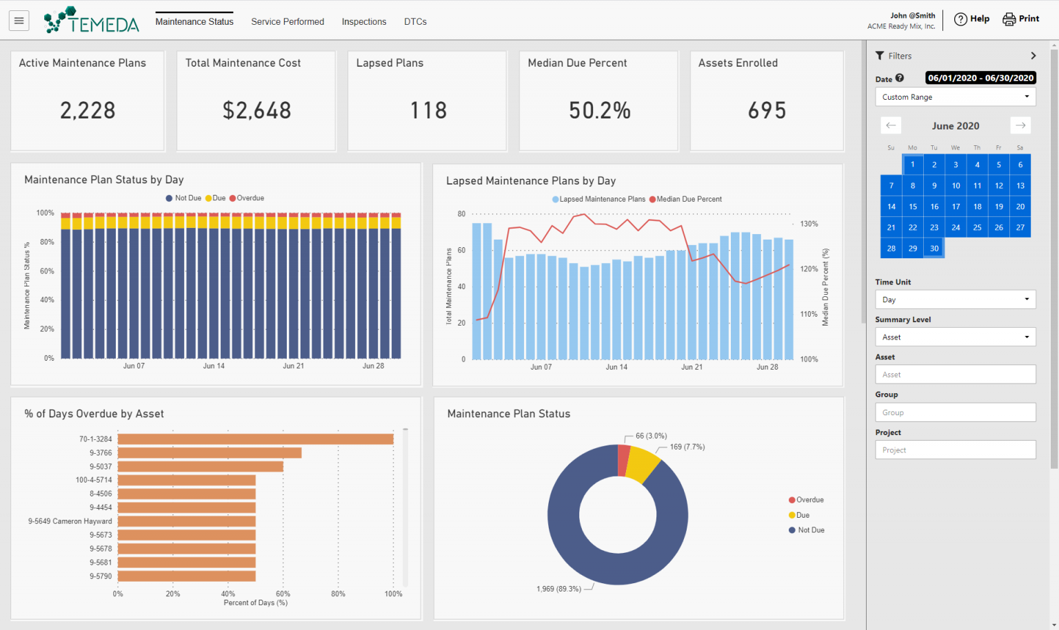 Maintenance Explorer Dashboard - Help Center